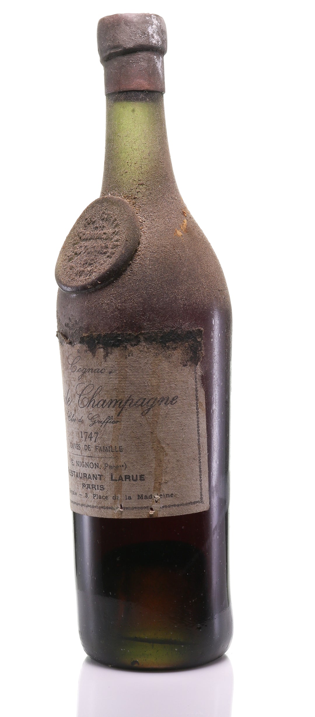 1747 Caves de Famille Nignon Clos de Griffier Cognac, Grande Champagne - Old Liquors