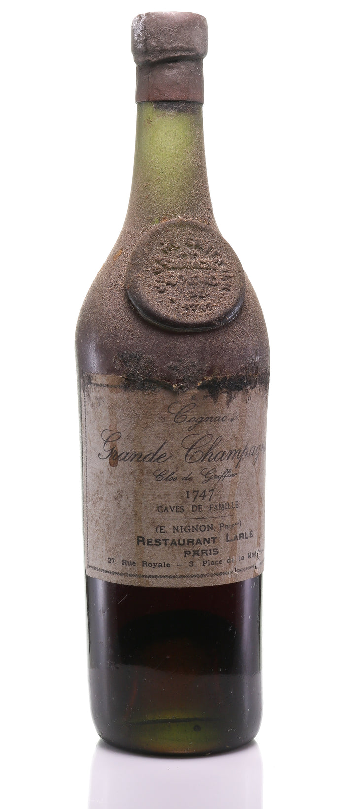 1747 Caves de Famille Nignon Clos de Griffier Cognac, Grande Champagne - Old Liquors