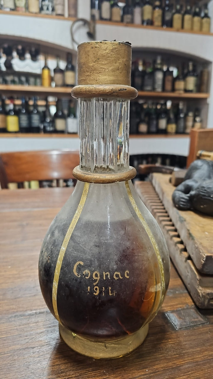 1914 Cognac, Armagnac, Calvados, Kirsch Mix Bottle - Old Liquors