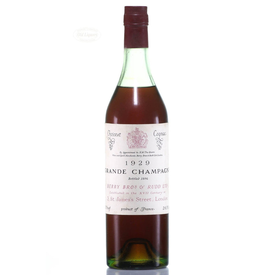 Cognac 1929 Berry Brothers Rudd SKU 7590