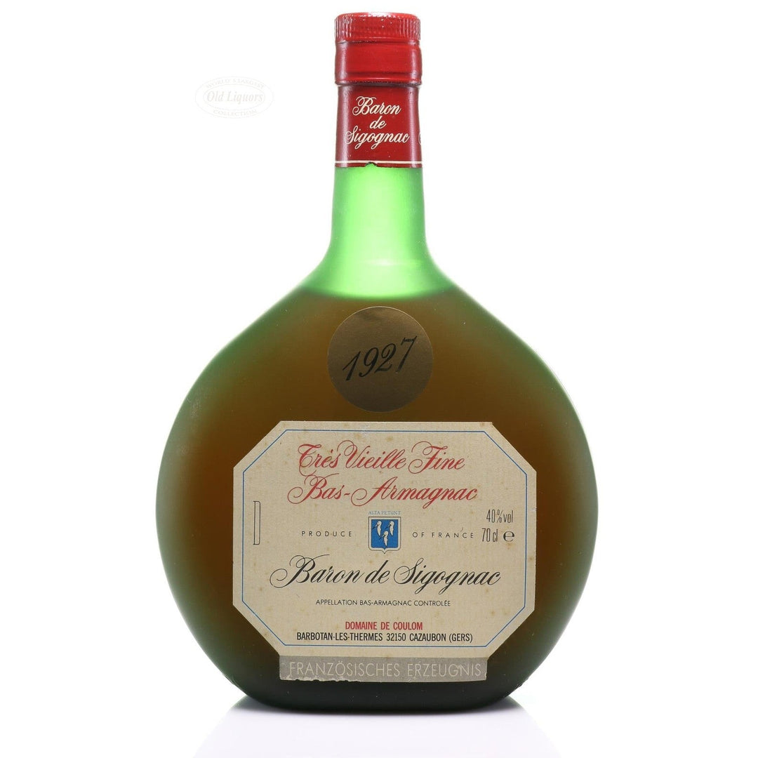 Armagnac 1927 Baron Sigognac SKU 12251