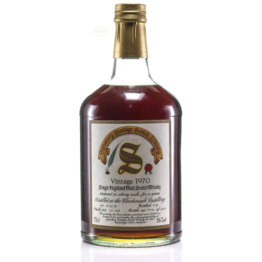 Whisky 1970 Glendronach Signatory SKU 12683
