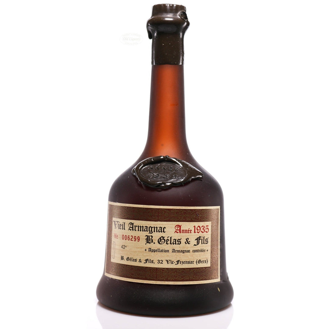 Armagnac 1935 Gelas Fils SKU 9567