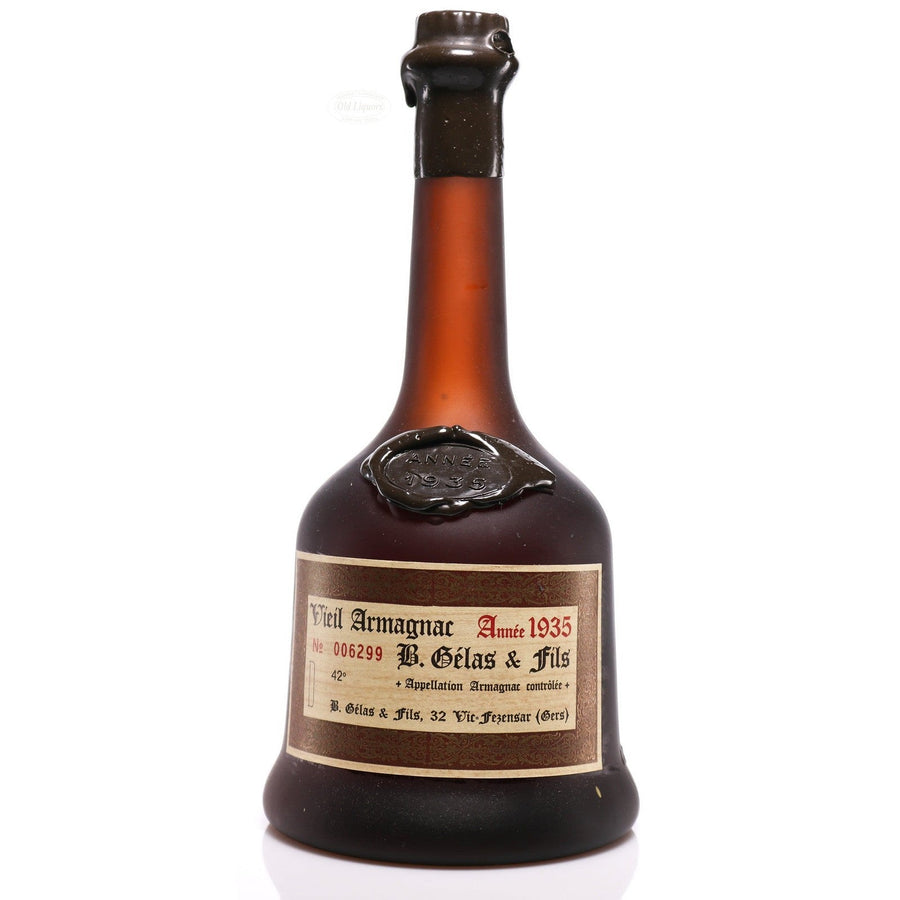 Armagnac 1935 Gelas Fils SKU 9567