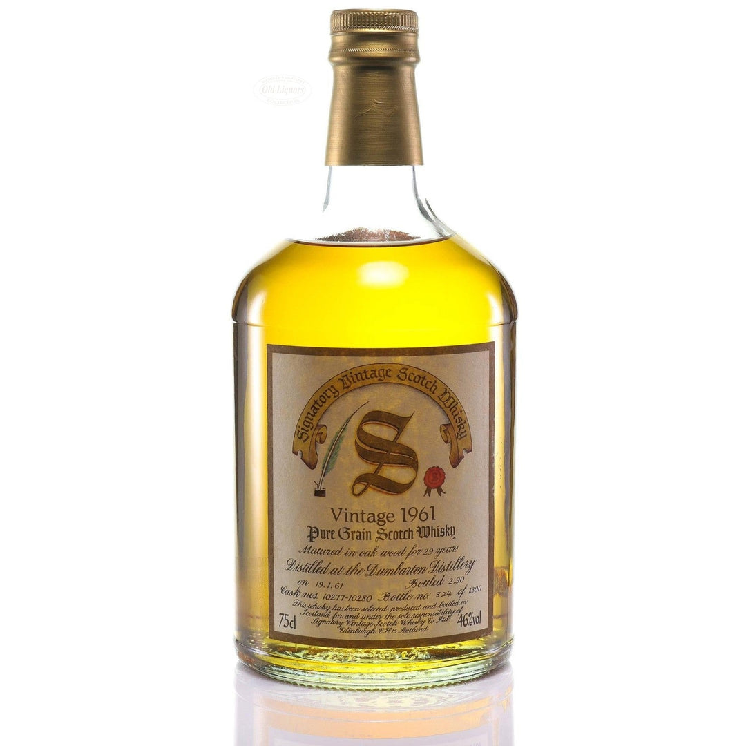 Whisky 1961 Dumbarton Signatory SKU 12673