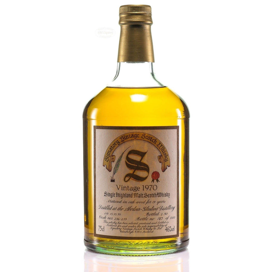 Whisky 1970 Aberlour Glenlivet Signatory SKU 12684