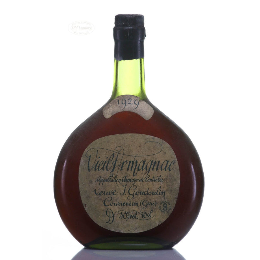 Armagnac 1929 Goudoulin Veuve SKU 9249