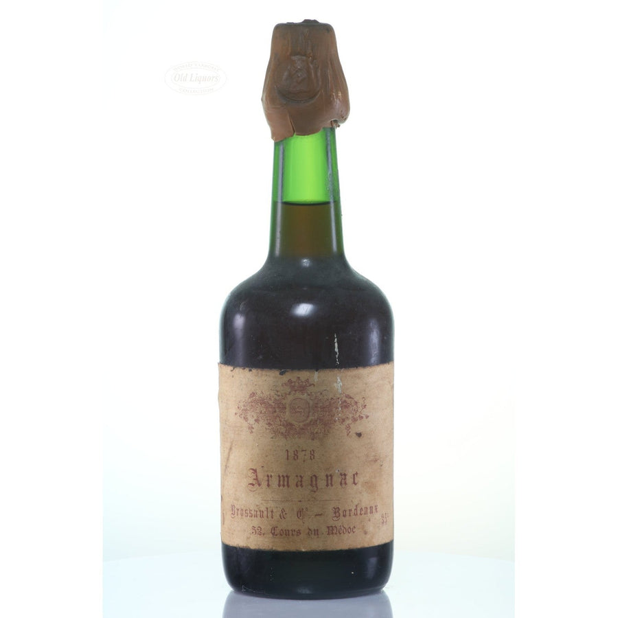 Armagnac 1878 Brossault Cie SKU 6899