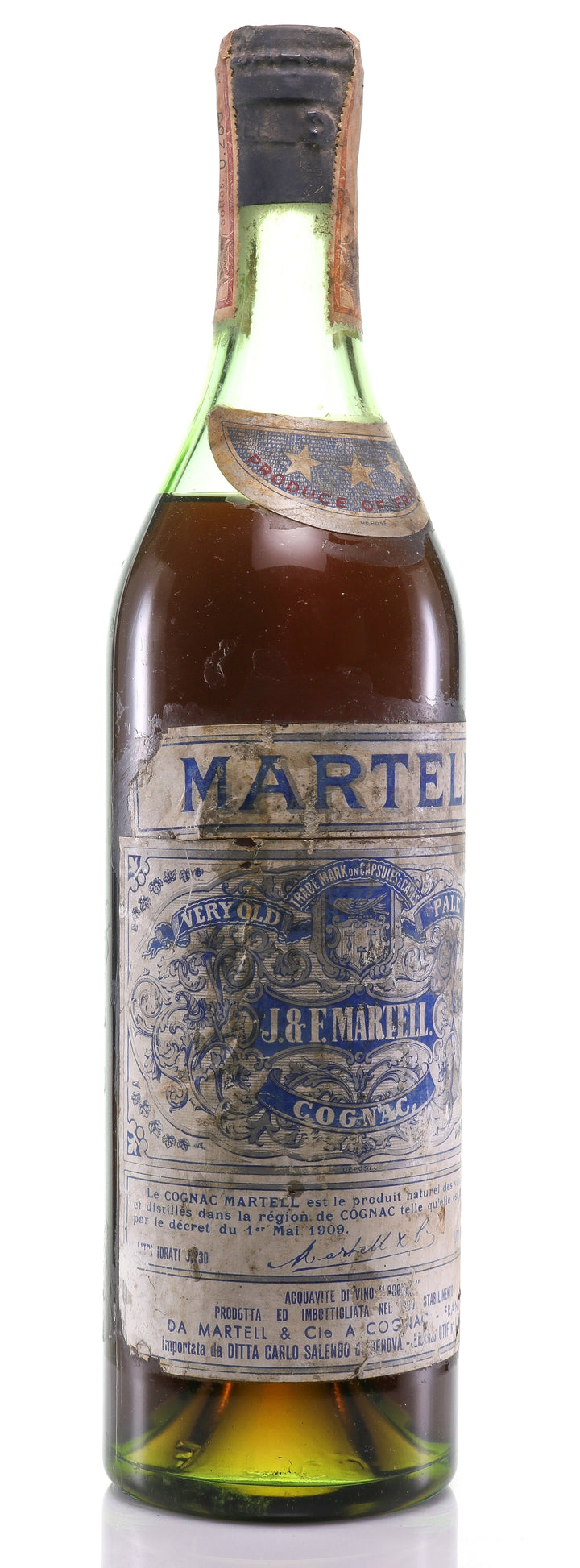 Martell Very Old Pale - 3 Star Cognac - legendaryvintages