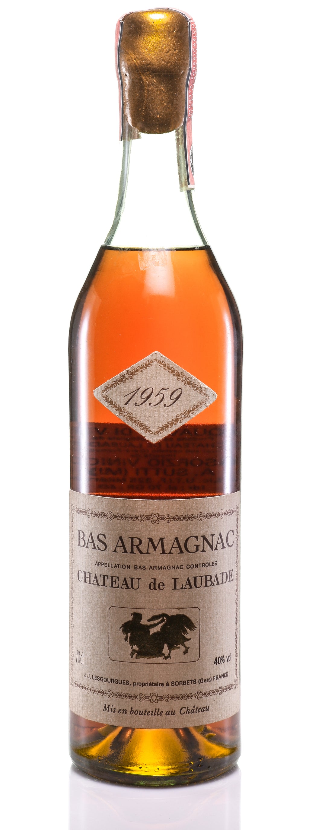 Armagnac 1959 Château de Laubade - legendaryvintages