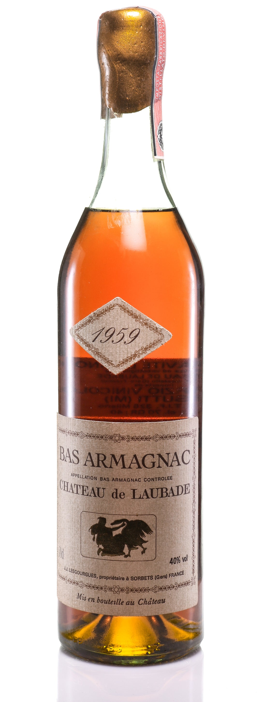 Armagnac 1959 Château de Laubade - legendaryvintages