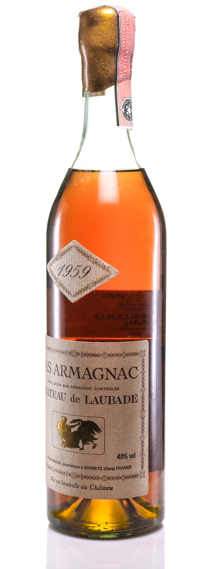 Armagnac 1959 Château de Laubade - legendaryvintages