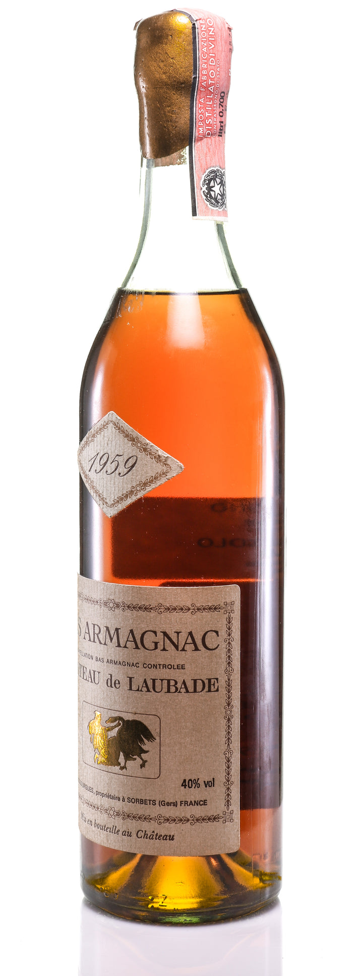 Armagnac 1959 Château de Laubade - legendaryvintages