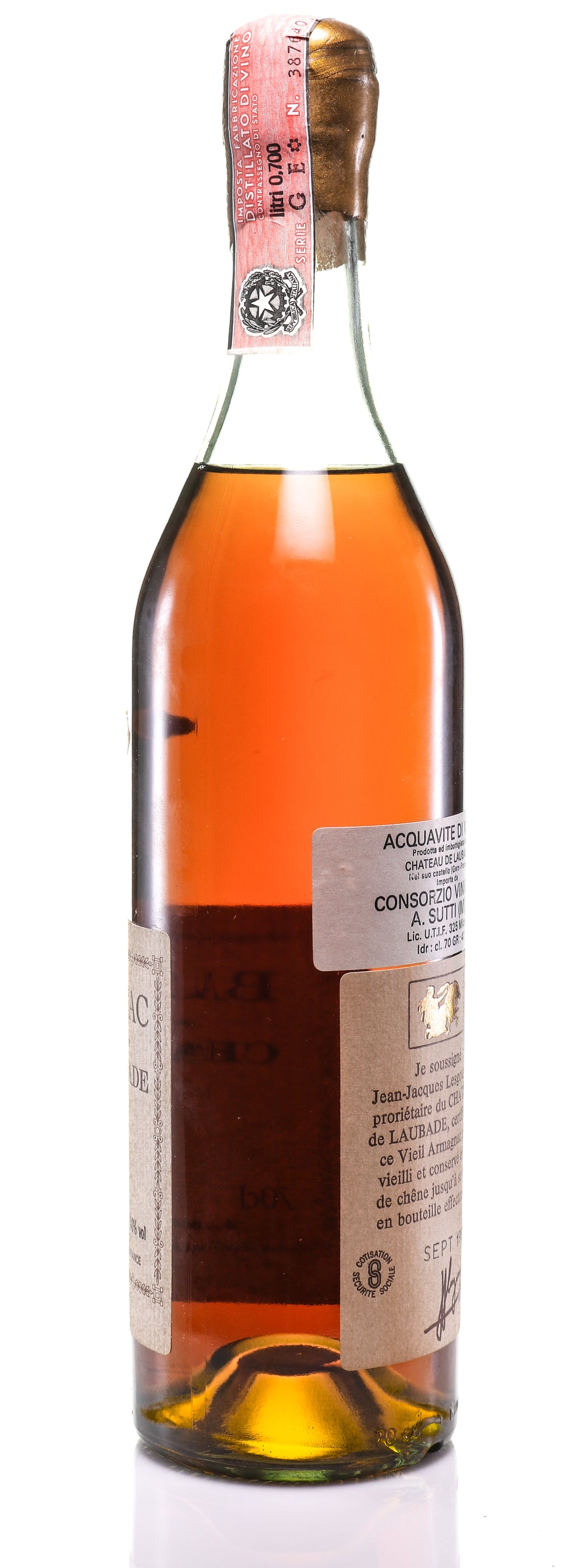 Armagnac 1959 Château de Laubade - legendaryvintages