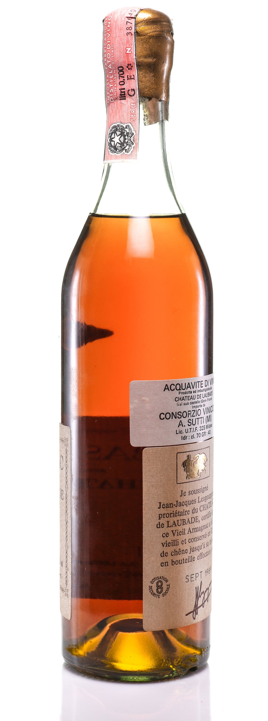 Armagnac 1959 Château de Laubade - legendaryvintages