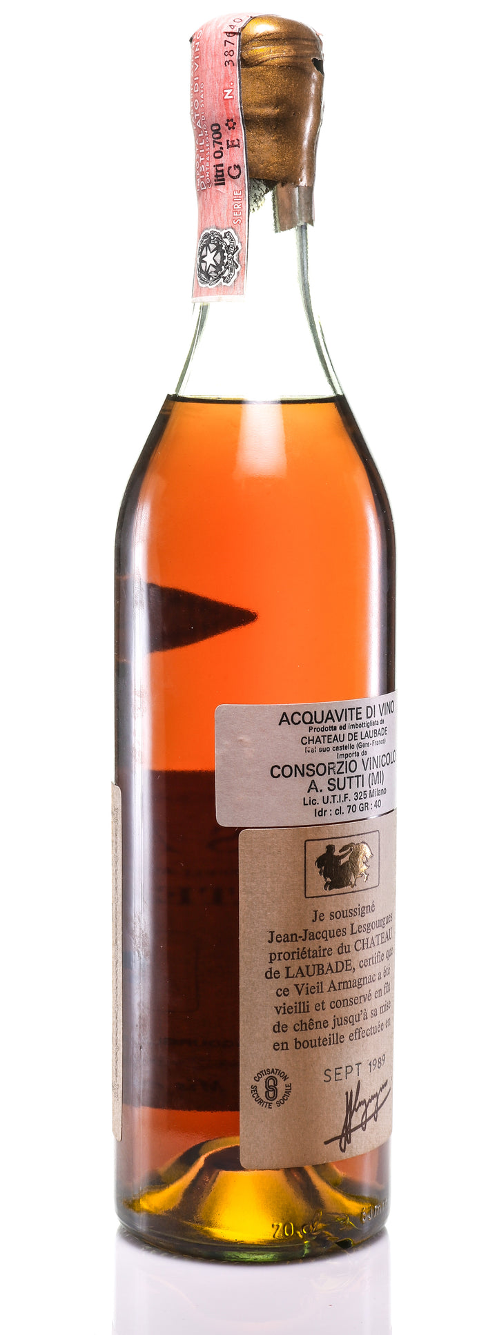 Armagnac 1959 Château de Laubade - legendaryvintages