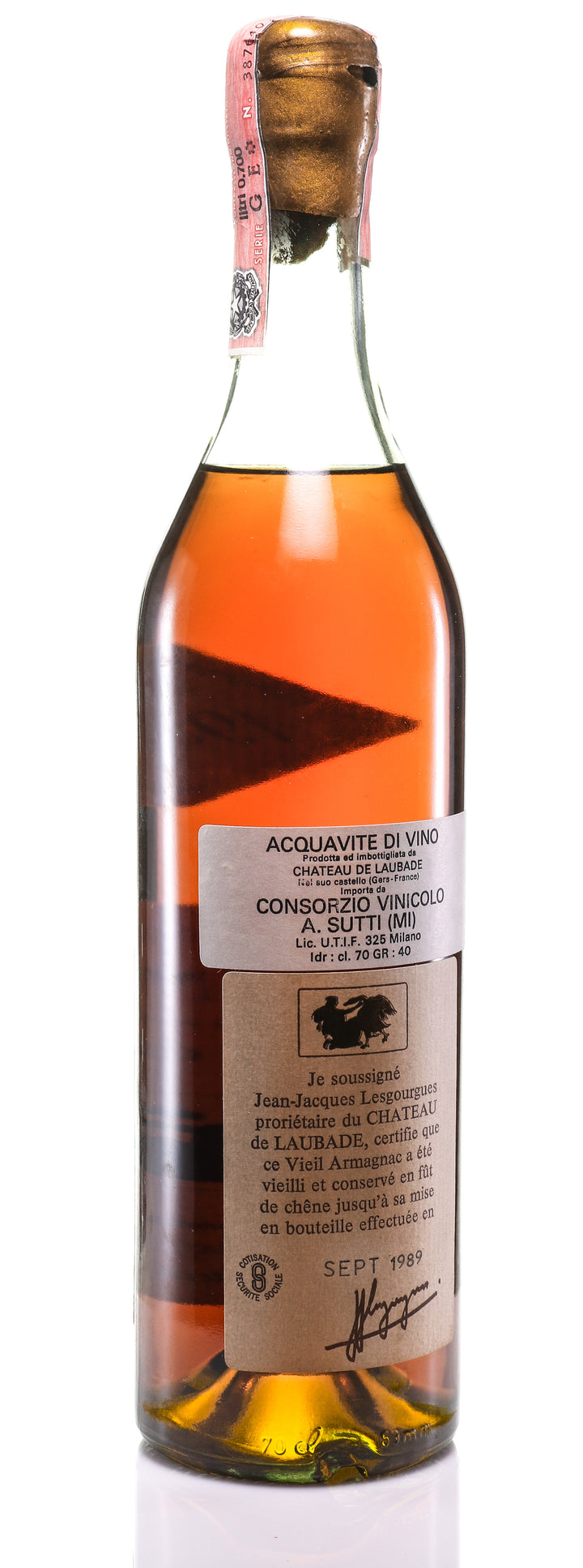 Armagnac 1959 Château de Laubade - legendaryvintages