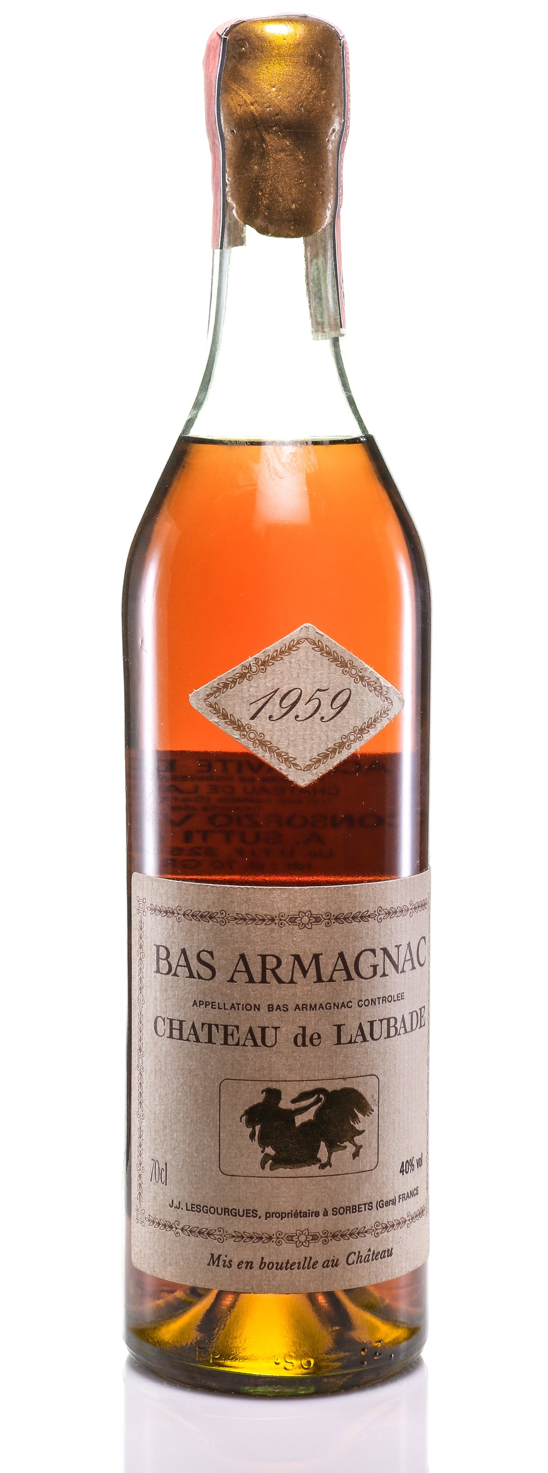 Armagnac 1959 Château de Laubade - legendaryvintages