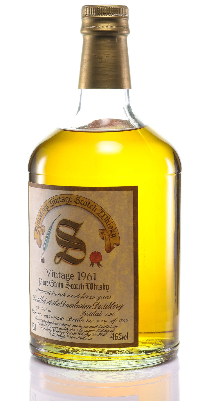 Whisky 1961 Dumbarton Signatory SKU 12673