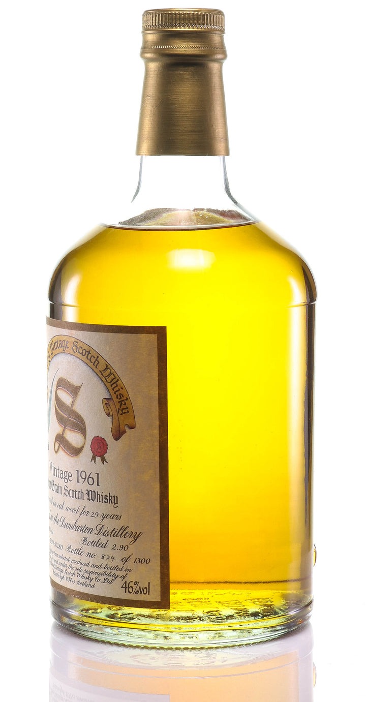 Whisky 1961 Dumbarton Signatory SKU 12673