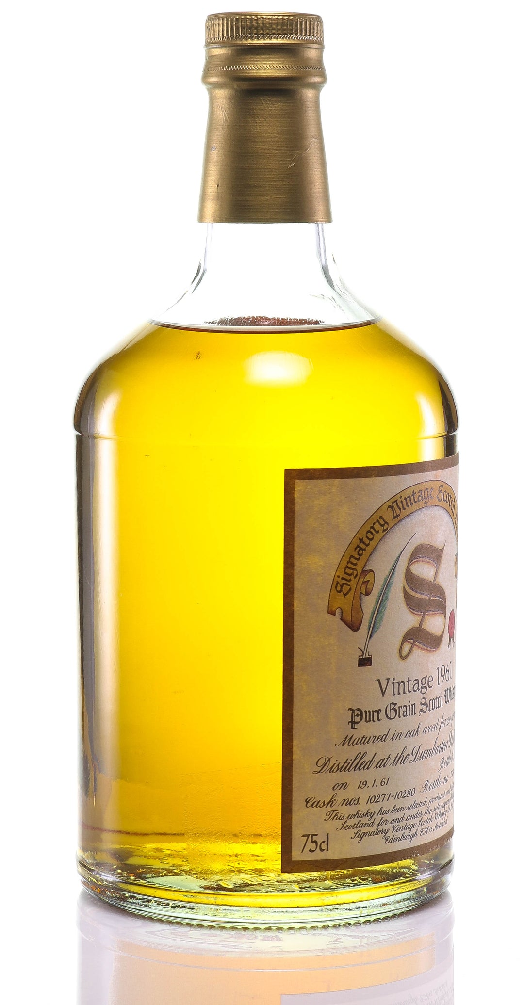 Whisky 1961 Dumbarton Signatory SKU 12673