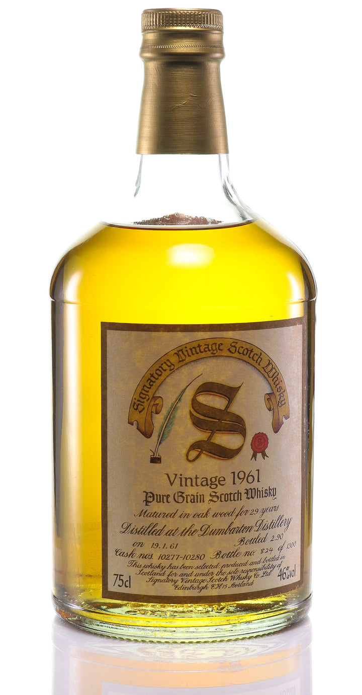 Whisky 1961 Dumbarton Signatory SKU 12673