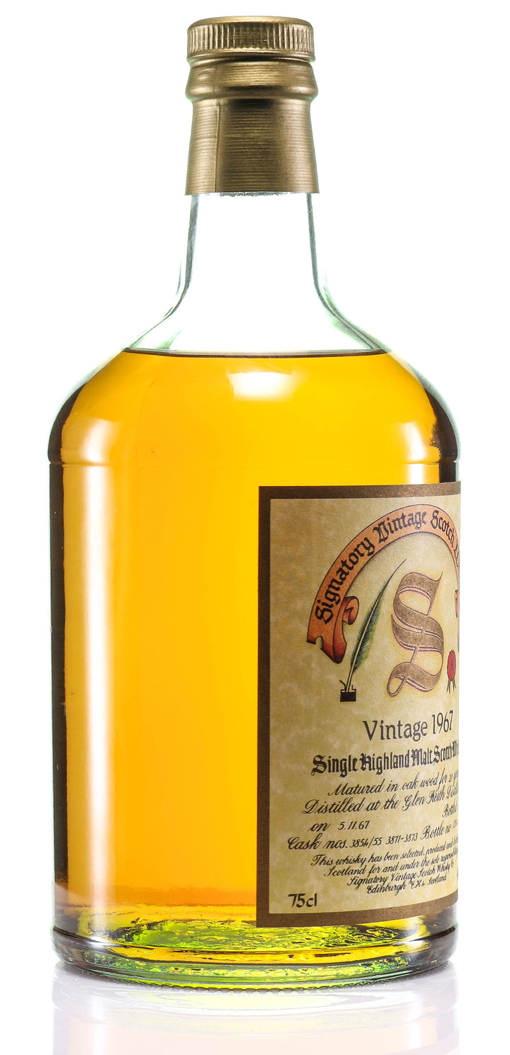 Glen Keith 1967 21 Year Old Signatory Highland Vintage Single Malt Scotch Whisky - legendaryvintages