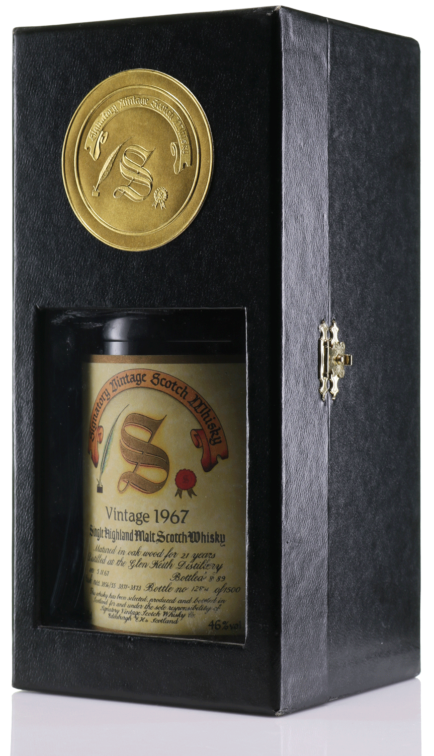 Glen Keith 1967 21 Year Old Signatory Highland Vintage Single Malt Scotch Whisky - legendaryvintages