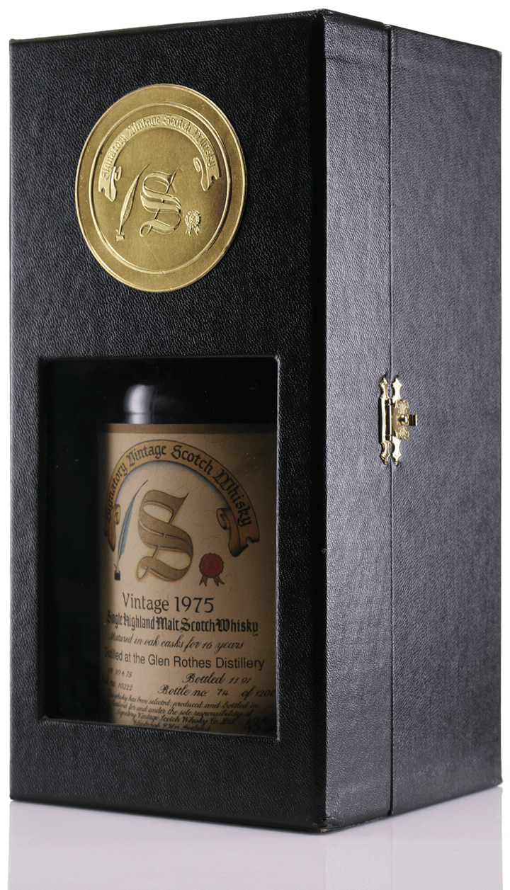 1975 Signatory Vintage Glenrothes 16 Year Old Single Malt Scotch Whisky - legendaryvintages