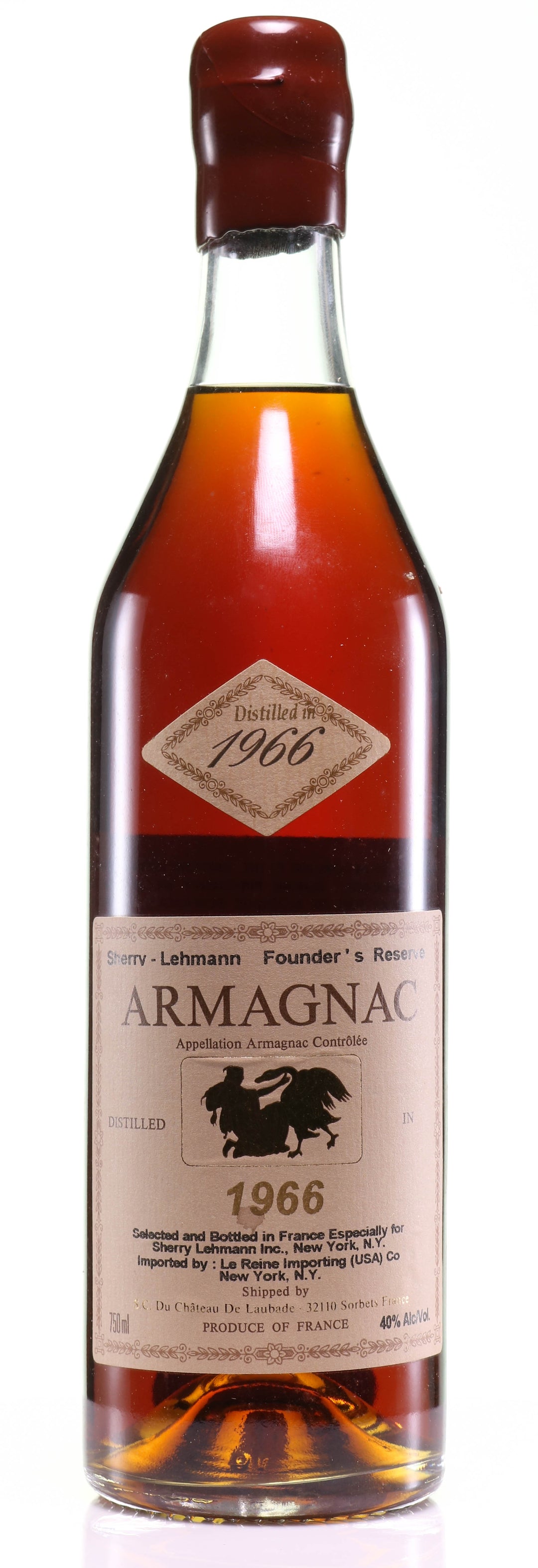 Armagnac 1966 Château de Laubade - legendaryvintages