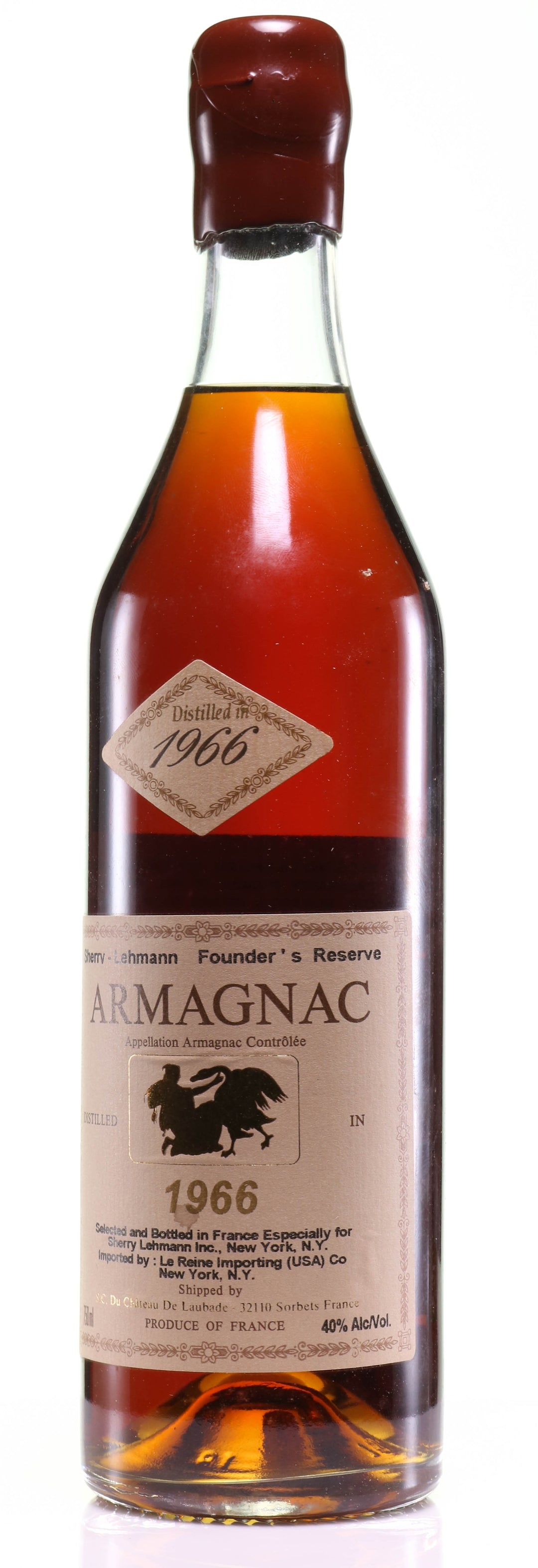 Armagnac 1966 Château de Laubade - legendaryvintages