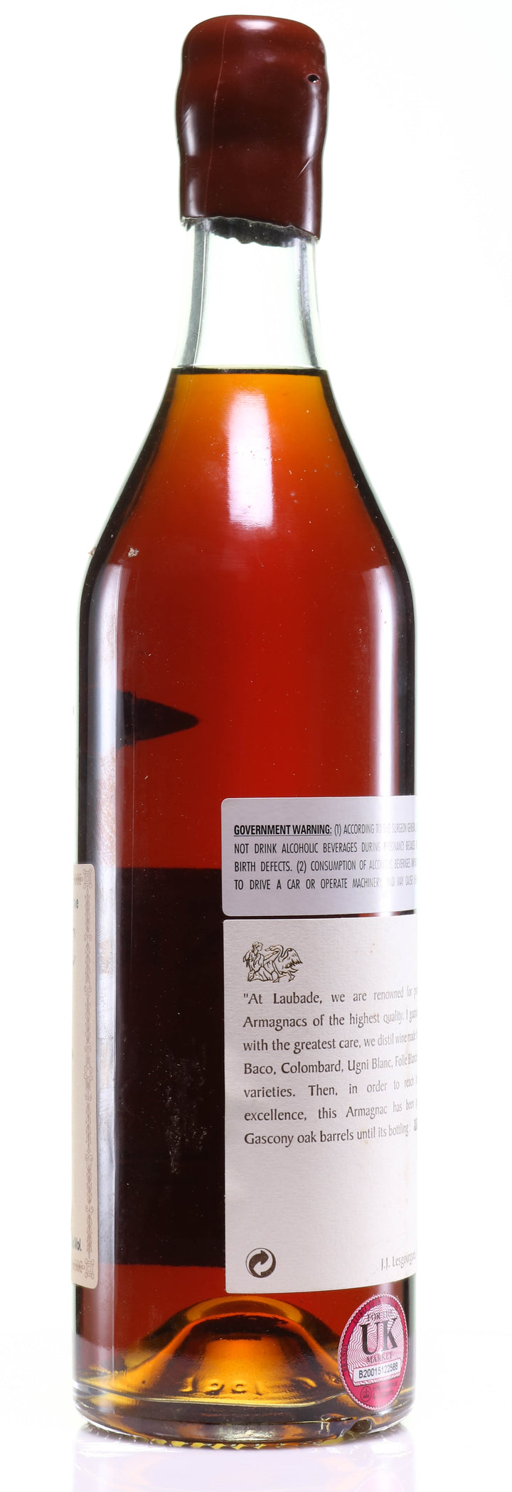 Armagnac 1966 Château de Laubade - legendaryvintages