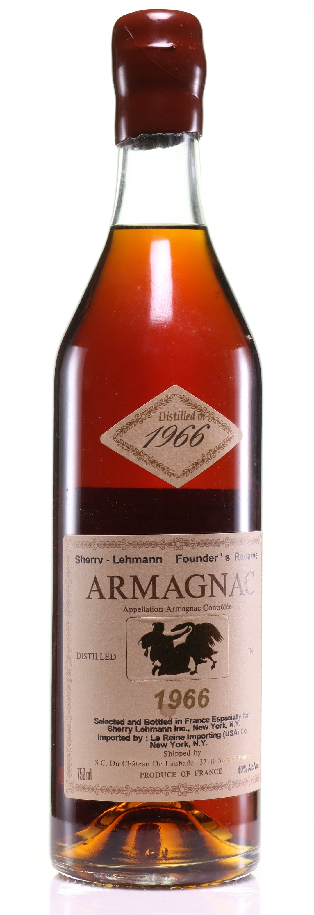 Armagnac 1966 Château de Laubade - legendaryvintages