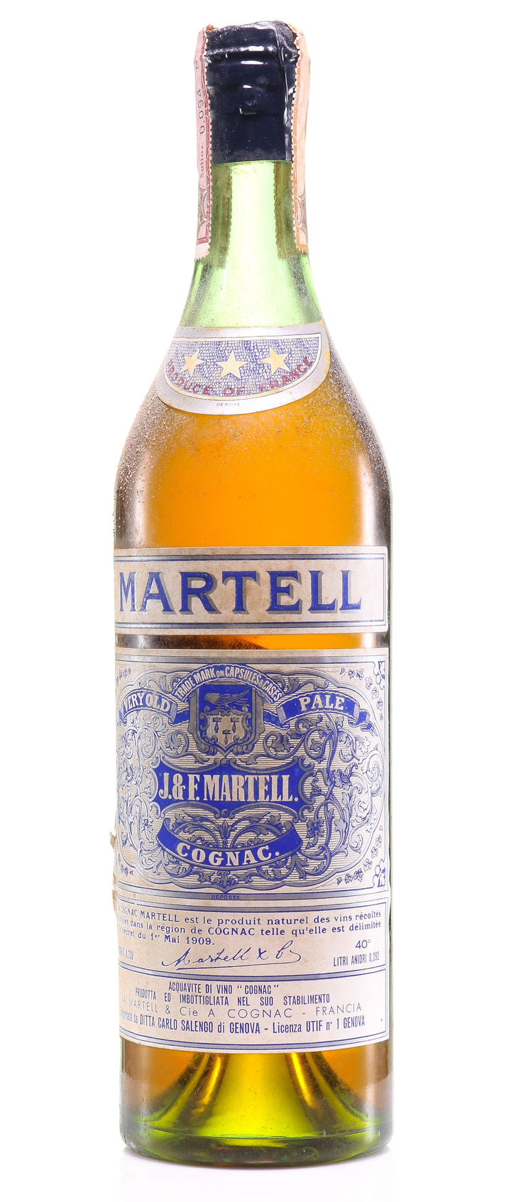 Martell Very Old Pale - 3 Star Cognac - legendaryvintages