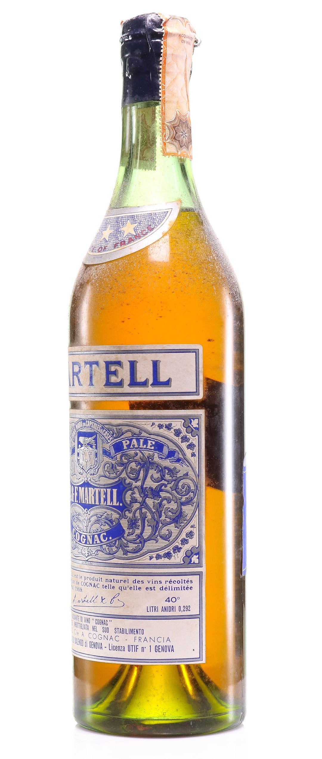 Martell Very Old Pale - 3 Star Cognac - legendaryvintages