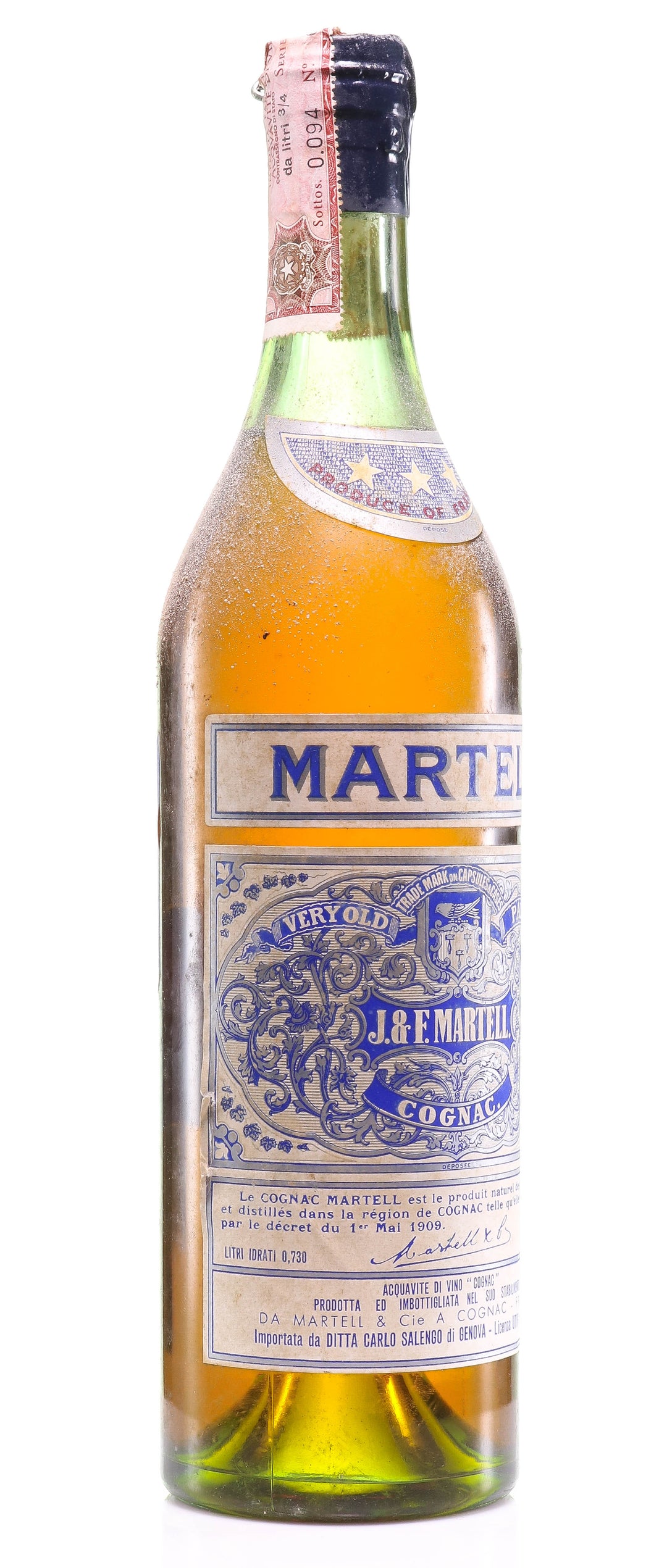 Martell Very Old Pale - 3 Star Cognac - legendaryvintages