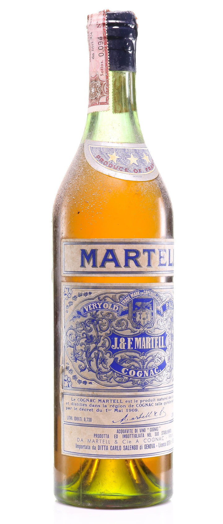 Martell Very Old Pale - 3 Star Cognac - legendaryvintages