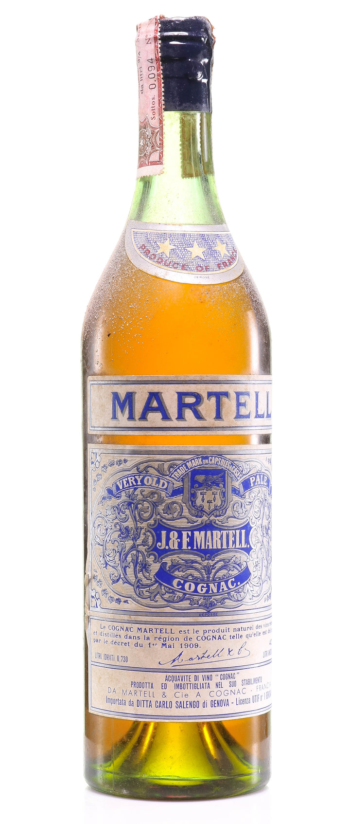 Martell Very Old Pale - 3 Star Cognac - legendaryvintages