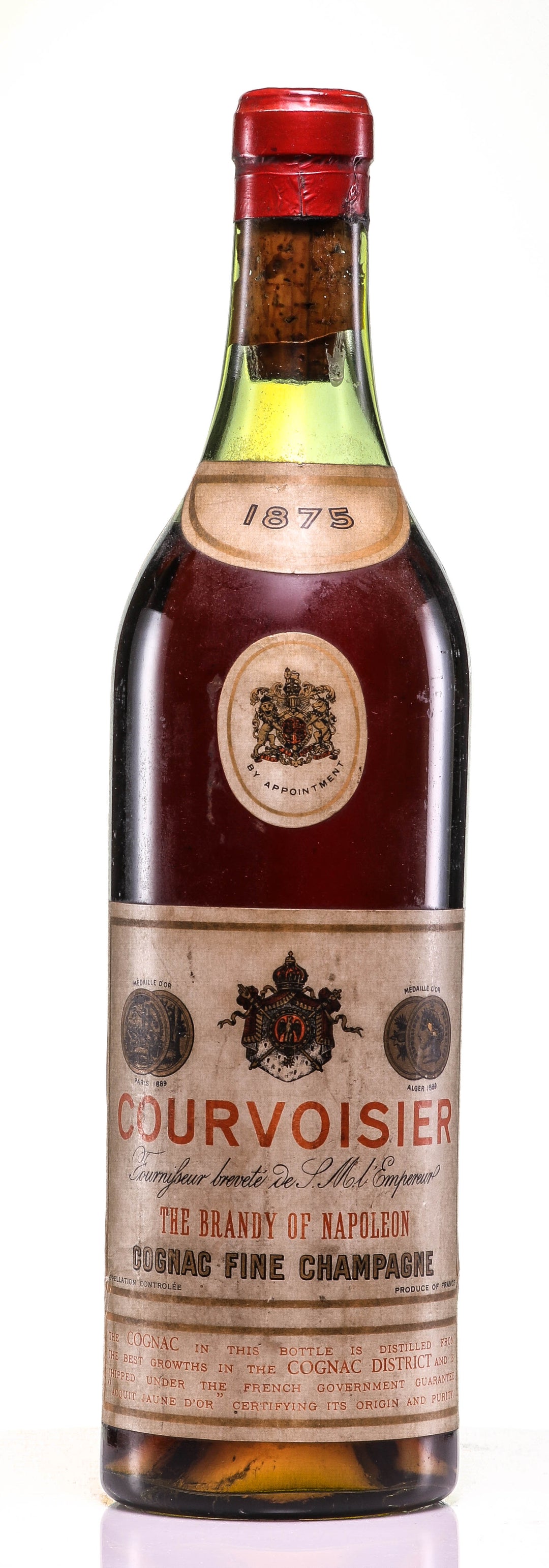 Cognac Vintage 1875 Courvoisier - legendaryvintages