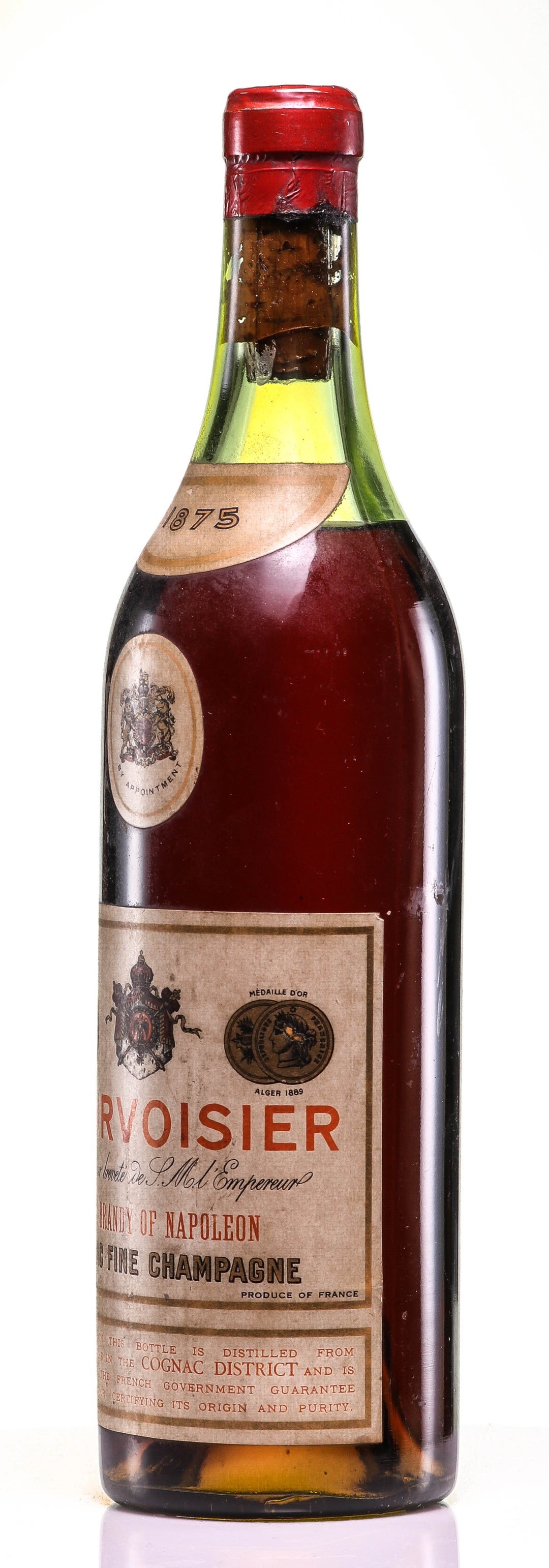 Cognac Vintage 1875 Courvoisier - legendaryvintages