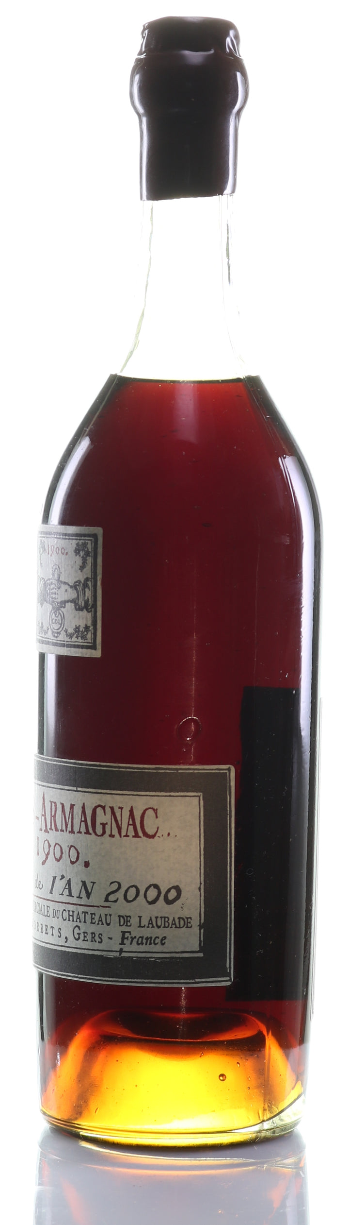 Chateau De Laubade - Bas Armagnac 1900 Millennium Cuvee (Wooden Box And Certificate) (750ml) - legendaryvintages