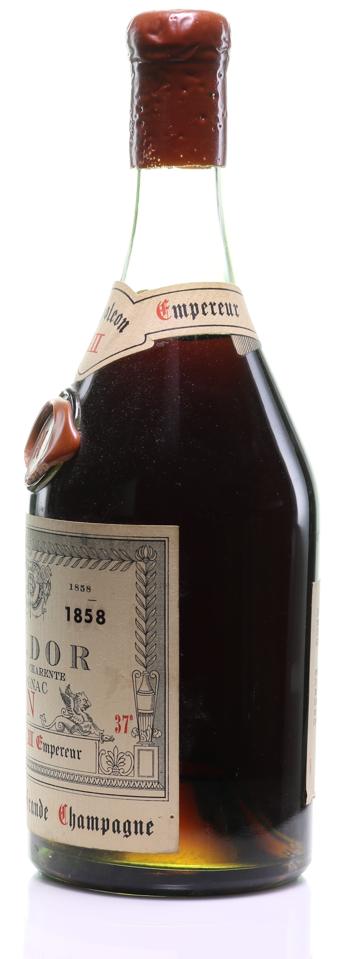 1858 A.E. Dor Tres Vieille Reserve No. 4 'Napoleon III Empereur' Grande Champagne Cognac - legendaryvintages