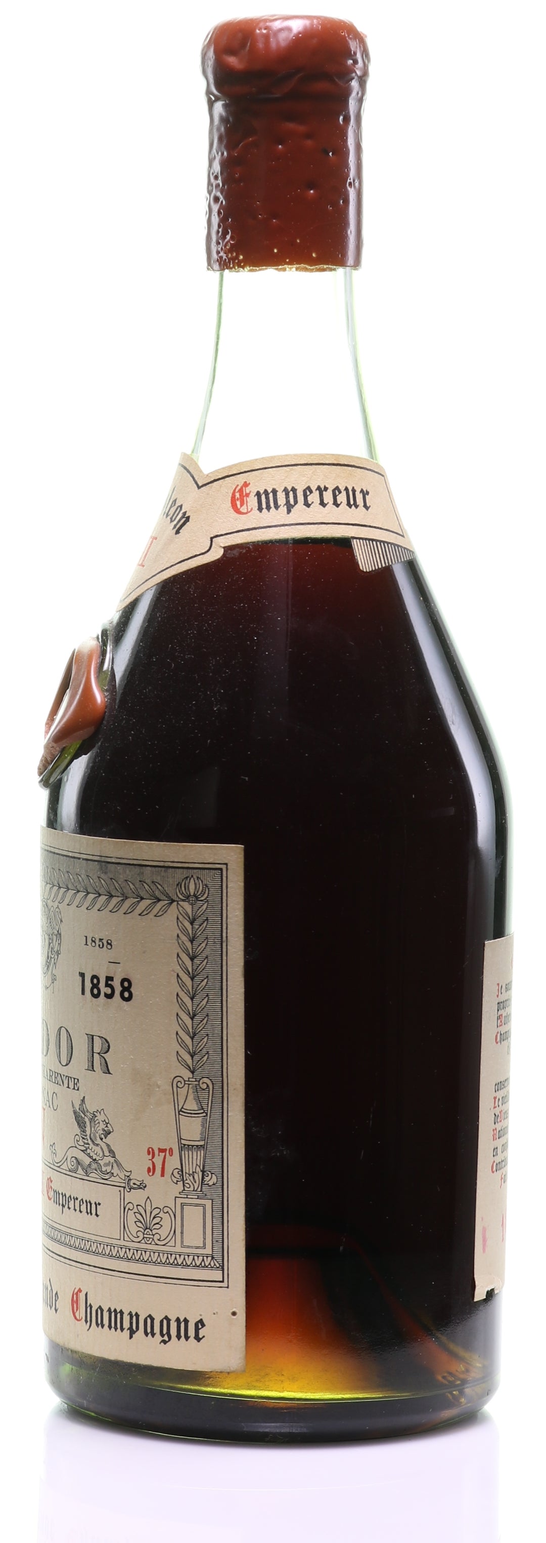 1858 A.E. Dor Tres Vieille Reserve No. 4 'Napoleon III Empereur' Grande Champagne Cognac - legendaryvintages