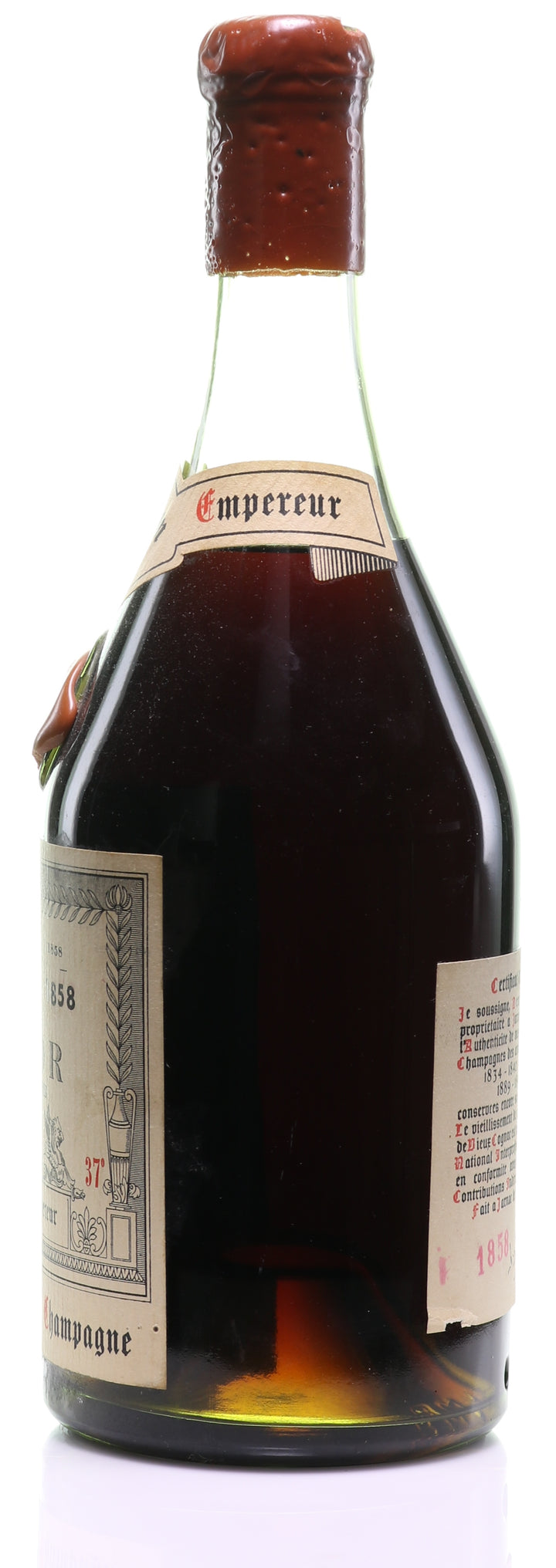 1858 A.E. Dor Tres Vieille Reserve No. 4 'Napoleon III Empereur' Grande Champagne Cognac - legendaryvintages