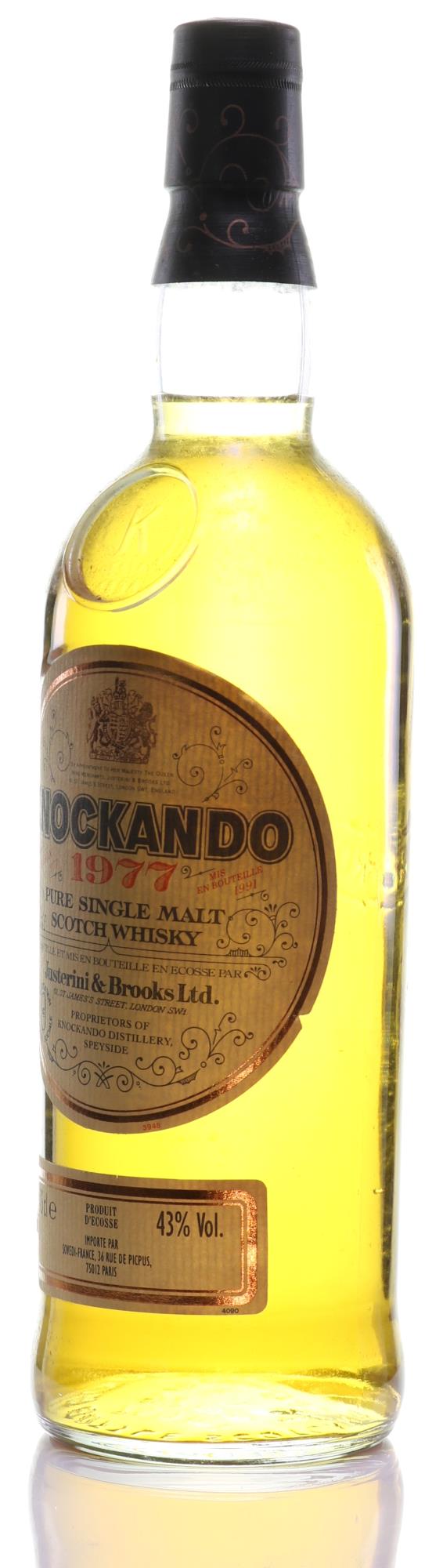 1977 J&B Justerini & Brooks Knockando 13 Year Old Fine Single Malt Scotch Whisky - legendaryvintages