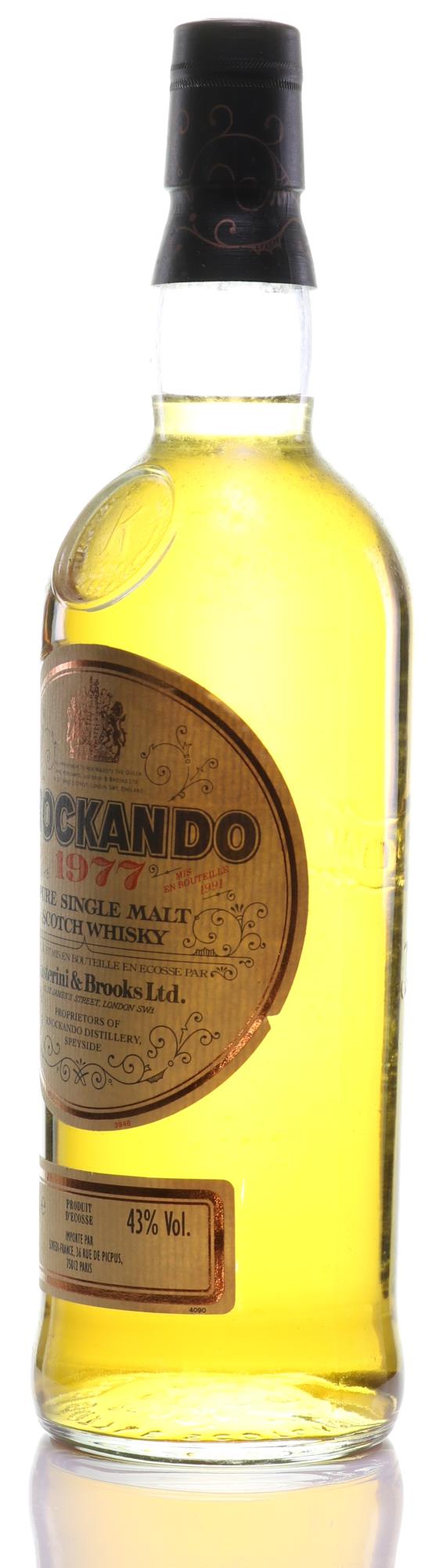 1977 J&B Justerini & Brooks Knockando 13 Year Old Fine Single Malt Scotch Whisky - legendaryvintages