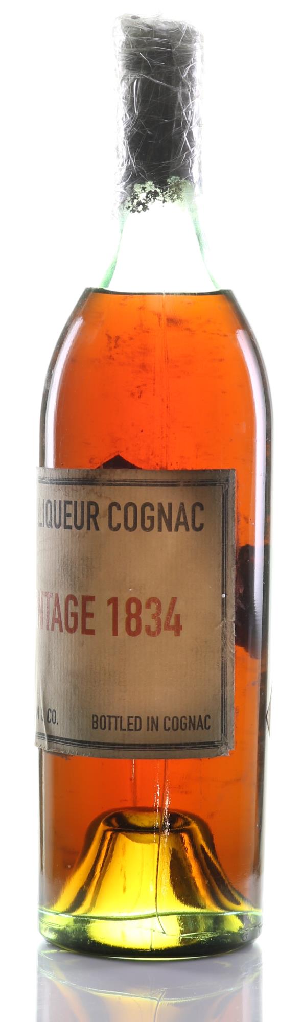 Cognac 1834 Barriasson & Co Old Liqueur - legendaryvintages