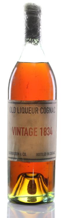 Cognac 1834 Barriasson & Co Old Liqueur - legendaryvintages