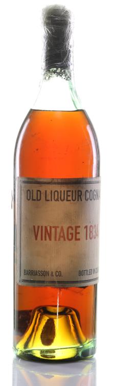 Cognac 1834 Barriasson & Co Old Liqueur - legendaryvintages