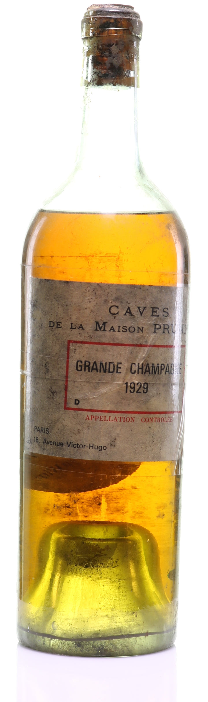 Cognac 1929 Maison Prunier Grande Champagne - legendaryvintages